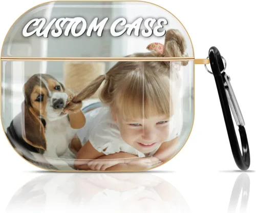 Miniatura 10 de Funda personalizada compatible con Airpods, funda protectora de PC compatible con AirPods de 1 y 2ª generación, funda personalizable compatible