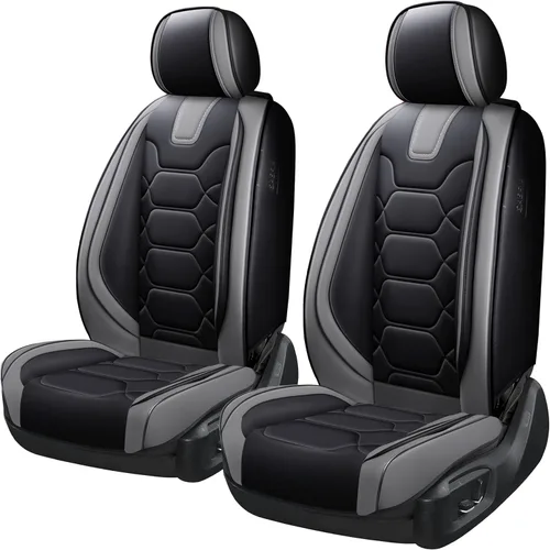 Miniatura 8 de OASIS AUTO OS-004 - Fundas de piel sintética para asiento de coche, funda de cojín para automóvil de 5 pasajeros y SUV, set de accesorios de ajuste