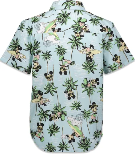 Miniatura 3 de Disney Lilo & Stitch - Camisa hawaiana con botones de Mickey Mouse King Simba, para niños pequeños y grandes
