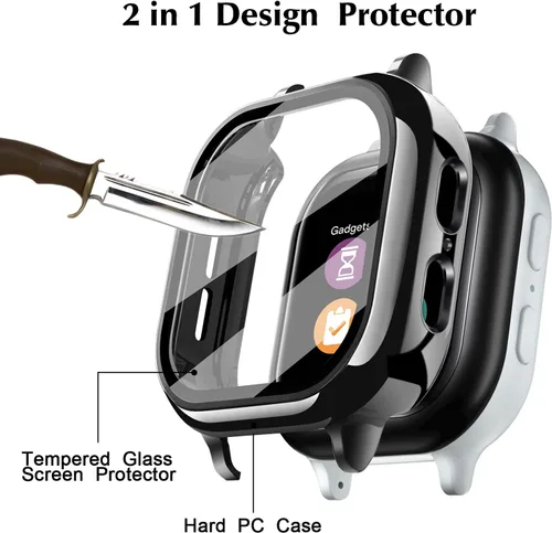 Miniatura 4 de Kuaguozhe Paquete de 2 fundas compatibles con Gizmo Watch 2, protector de pantalla para niños (paquete de 2), funda protectora general