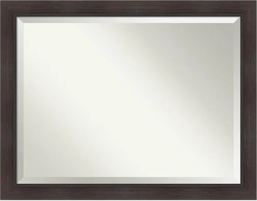 Miniatura 82 de Amanti Art - Espejo con marco para el tocador o para montar en la pared del baño, medidas en pulgadas Grano de café marrón