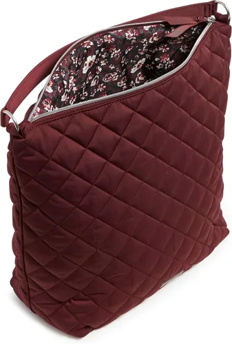 Miniatura 3 de Vera Bradley Bolso de hombro Hobo de gran tamaño de sarga de alto rendimiento