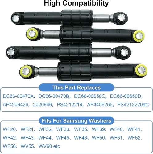 Miniatura 4 de Paquete de 4 amortiguadores de arandela compatibles con lavadoras Samsung AP4206426 2020946 DC66-00470A DC66-00470B DC66-00650C DC66-00650D