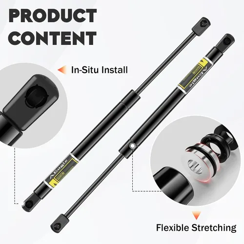 Miniatura 5 de Soporte de elevación de capó delantero 4525 compatible con 1997-2004 Corvette, 2007-2016 Lincoln Navigator Struts Shocks SG330023