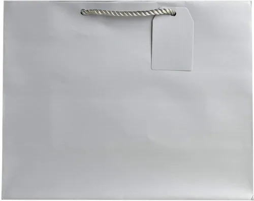 Miniatura 7 de Jillson Roberts 6 bolsas de regalo grandes de 12.5 x 10 x 5 pulgadas, disponibles en 12 colores sólidos, negro mate