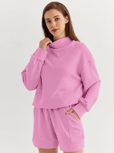 Miniatura 3 de AUTOMET 2 Piece Outfits For Women Two Piece Oversized Sweatsuit 2023 Matching Lounge Sets Fall Fashion Tracksuit