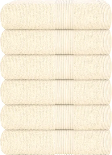 Miniatura 39 de Belizzi Home Toallas de Baño Extragrandes Premium de Algodón Paquete de 2, 35x70 - 100% Algodón Puro - Ideal para Uso Diario - Ultra Suave y Morado