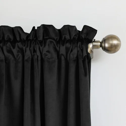 Miniatura 2 de PLEASANT BOULEVARD Cortinas de terciopelo [2 paneles] elegantes para sala de estar, dormitorio, cuarto de bebé, cortinas para oscurecer