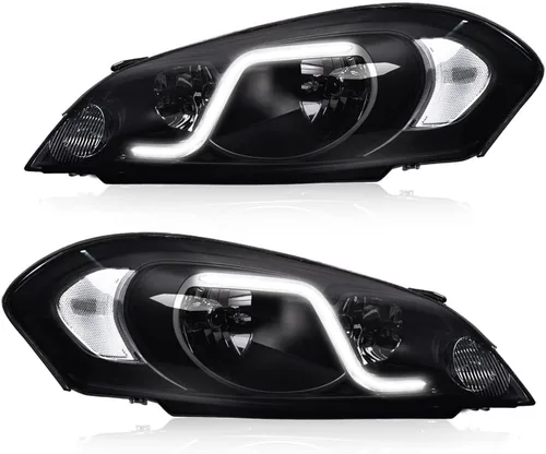 Miniatura 13 de PIT66 Conjunto de faros delanteros LED DRL compatible con Chevy Colorado GMC Canyon 2004-2012/2006 Isuzu i-280 i-350/07-08 Isuzu i-290 i-370
