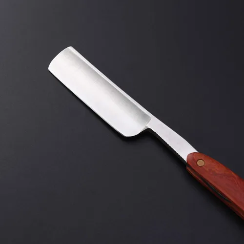 Miniatura 8 de Healifty 2 piezas hechas a mano de madera recta, acero inoxidable, escamas naturales