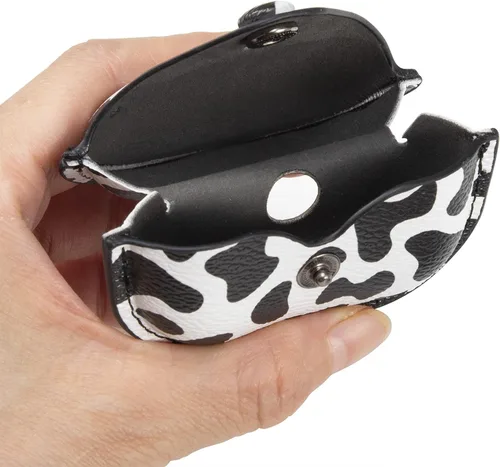 Miniatura 3 de Bonita funda de cuero para Airpods Pro, funda protectora de piel auténtica suave con llavero, a prueba de golpes, funda de carga inalámbrica