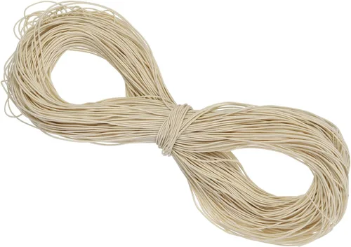 Miniatura 86 de PATIKIL Cuerda elástica elástica de 109 yardas (328.1 ft), cuerda elástica pesada de 0.059 in, albaricoque para manualidades, correas de gancho