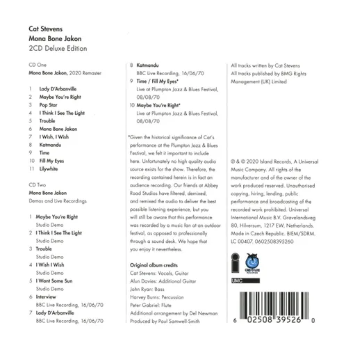 Miniatura 2 de Mona Bone Jakon: Gato Stevens