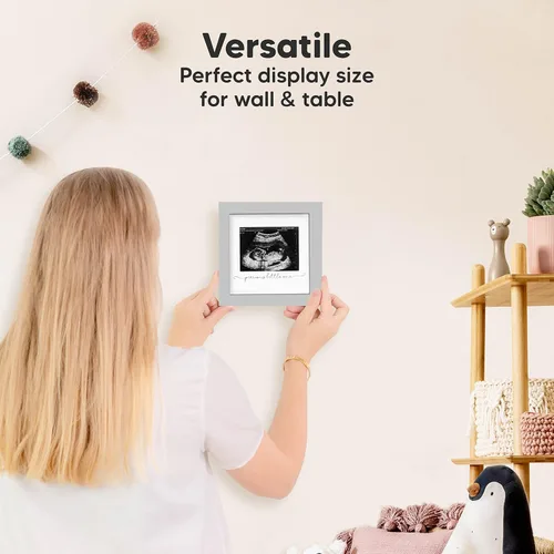Miniatura 5 de KeaBabies Portarretratos de ecografía para bebé, modernos marcos de fotos de ultrasonido para mamá, regalos de primer embarazo para futura mamá