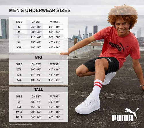 Miniatura 3 de PUMA Men's 4 Pack Active Stretch Boxer Briefs