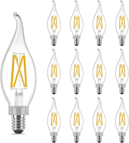 Miniatura 8 de Bombilla LED Edison vintage de filamento ámbar ST19 con brillo ámbar, bombilla de filamento de 5 W, vidrio ámbar, CRI alto de 90+, regulable, 2200 K