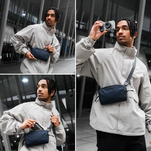 Miniatura 8 de ALPAKA Flight Pouch Pro - Bolsa cruzada pequeña para teléfono con ranuras para tarjetas RFID, soporte para pasaporte, bolsa para teléfono de viaje