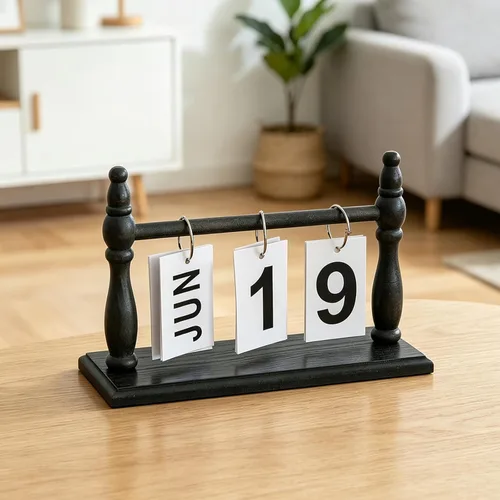 Miniatura 8 de Calendario Diario Perpetuo Desechable para Escritorio 2026 Reutilizable Accesorios de Oficina para Escritorio Decoración para el Hogar Accesorios