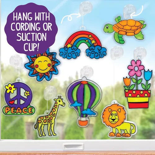 Miniatura 3 de Made By Me Crea tu propio arte de ventana, pinta tus propios atrapasueños, idea de manualidades DIY, kits de manualidades para niños, manualidades