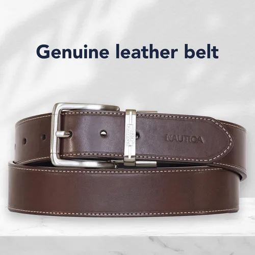 Miniatura 4 de Nautica Men's Reversible Leather Belt