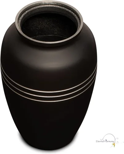 Miniatura 4 de Eternal Harmony Urna grande para cenizas, jarrón de cremación masculino y femenino para cenizas humanas, sello seguro y bolsa de terciopelo, jarrón