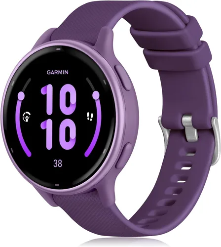 Miniatura 22 de GEAK Compatible con correas de reloj Garmin Vivoactive 5/Garmin Vivoactive 3, banda de silicona de 20 mm para Vivoactive 3 Music/Vivomove