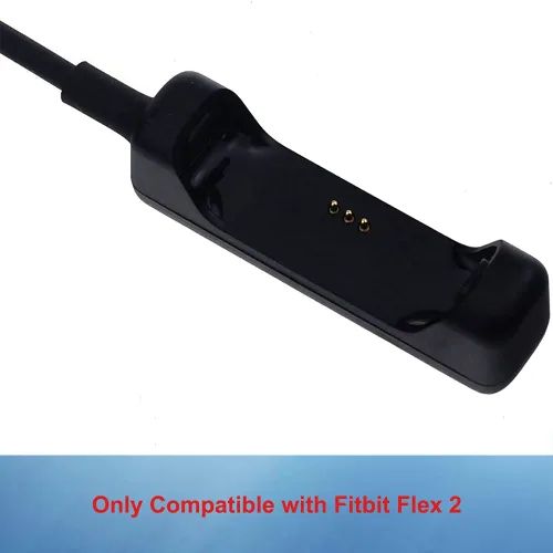 Miniatura 7 de Cable de carga para Fitbit Flex 2, Cable de carga de cargador USB de repuesto para Fitbit Flex 2 (negro)