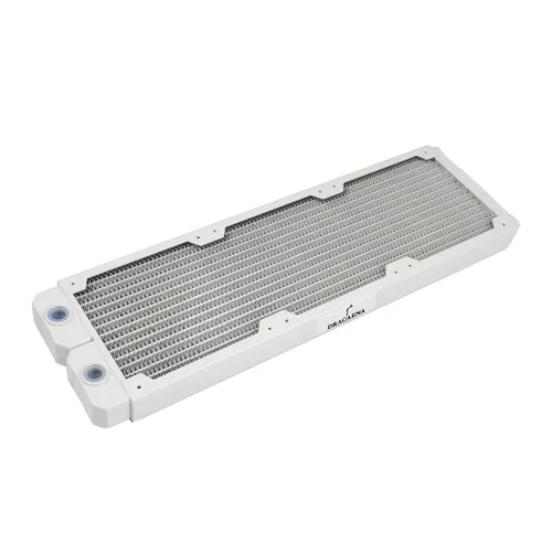 Miniatura 13 de greenDracaena.io 120mm - 28mm/1.1 pulg. de espesor Radiador de computadora, Enfriador de agua de cobre de 14 tubos para disipador de calor de CPU