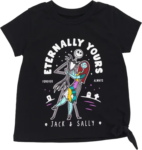 Miniatura 4 de Disney Nightmare Before Christmas - Conjunto de camiseta y leggings para niñas de Sally Jack Skellington