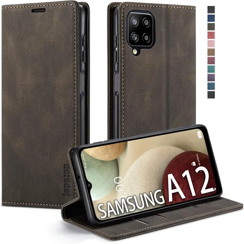 Miniatura 17 de Funda para Samsung Galaxy A13 5G, Samsung Galaxy A13 5G con tarjetero [bloqueo RFID] atril magnético, funda de cuero con tapa para Samsung Galaxy