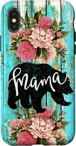 Miniatura 5 de Funda para iPhone 16, color turquesa, diseño rústico de grano de madera