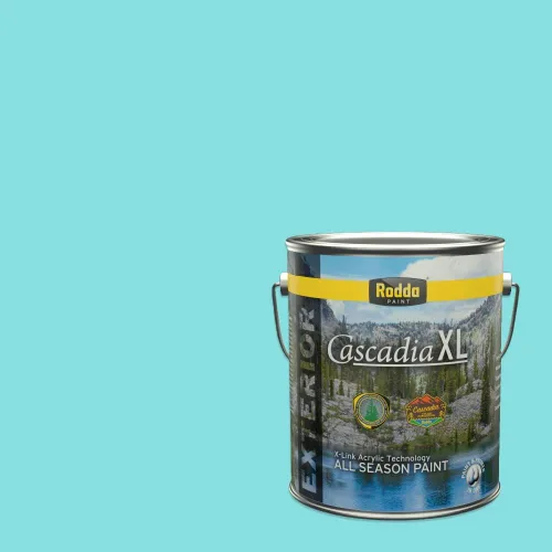 Miniatura 143 de Rodda Paint CASCADIA XL - Pintura satinada e imprimación para exteriores en uno, cuarto de galón, idea abstracta