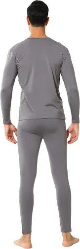 Miniatura 3 de ViCherub Thermal Underwear for Men Fleece Lined Long Johns Thermals Top and Bottom Set Base Layer for Cold Weather