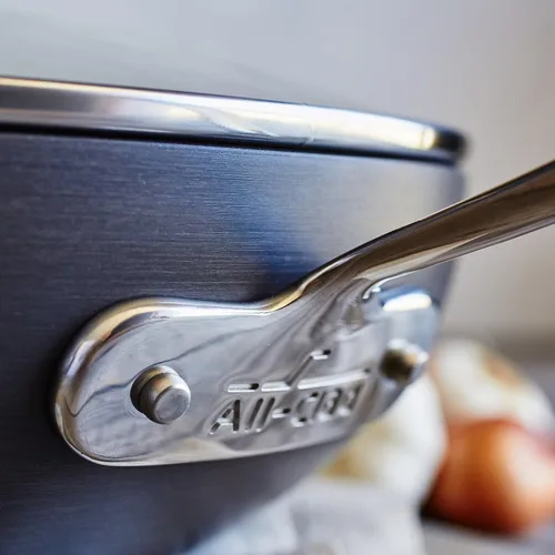 Miniatura 5 de Sartén para cocineros / sartén para Wok All-Clad E7859464 HA1, libre de PFOA, seguro, para lavaplatos, antiadherente, anodizada