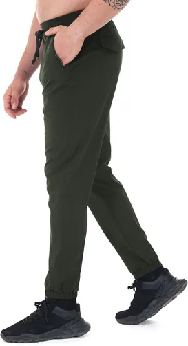 Miniatura 5 de MELOO Pantalones deportivos para hombre con bolsillos, transpirables, de secado rápido, impermeables, para campamento, pesca, correr, senderismo
