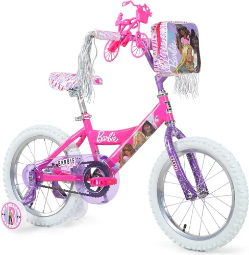 Miniatura 11 de Dynacraft Barbie 12, 16, 18-inch Girls' Bike for Kids Ages 3-9 Years - Fun and Stylish Design, Sturdy and Durable, Perfect for Kids Learning to
