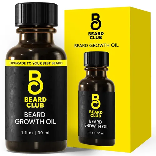 Miniatura 12 de The Beard Club Spray de vitamina de biotina para el crecimiento del vello facial, fórmula natural para una barba más completa y gruesa, fácil