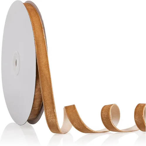Miniatura 56 de Cinta de terciopelo blanco de 1/4 pulgadas x 20 yardas para decoración de corona de árbol de Navidad, manualidades, adornos hechos a mano, envoltura
