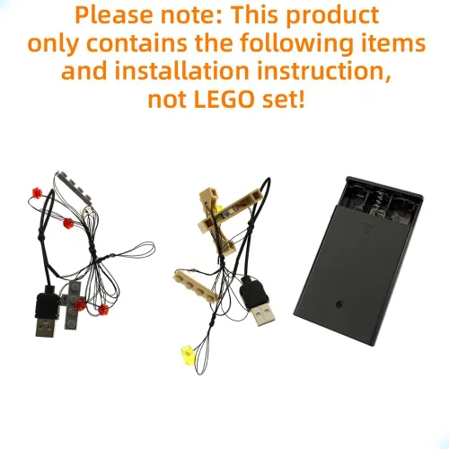 Miniatura 3 de GEAMENT Kit de luces LED compatible con Lego Hogwarts Express Train Set con estación Hogsmeade – para 76423 (juego de modelos no incluidos)