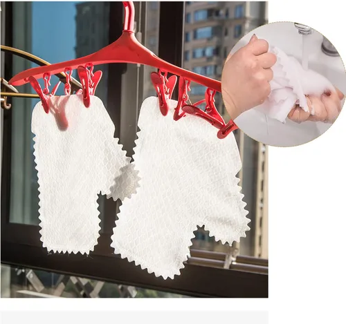 Miniatura 5 de 40 guantes para lavar platos no tejidos, toallas de limpieza para zapatos, polvo, paño suave, guantes de limpieza para limpieza, bolsa de zapatos