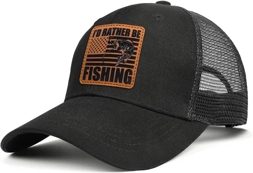 Miniatura 8 de Sombrero de pesca, regalos de pesca para hombres, bandera de pez de lubina, sombreros de trcuker para hombres, accesorios de equipo de pesca, cosas