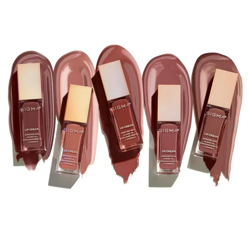 Miniatura 5 de Sigma Beauty Crema de labios – Crema de labios líquida profesional con una fórmula ultrahidratante y un acabado cremoso y lustroso – Crema labial