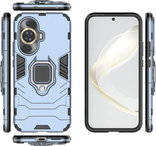 Miniatura 17 de Funda para Xiaomi Redmi Note 12S 4G Caso,Soporte de montaje magnético para coche Funda Shell para Xiaomi Redmi Note 12S 4G Caso Azul