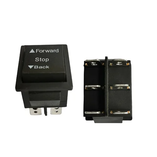 Miniatura 3 de 2 unids 6V 12V interruptor de marcha atrás para montar en coche de juguete niños Trax piezas de repuesto ruedas accionadas hacia adelante parada
