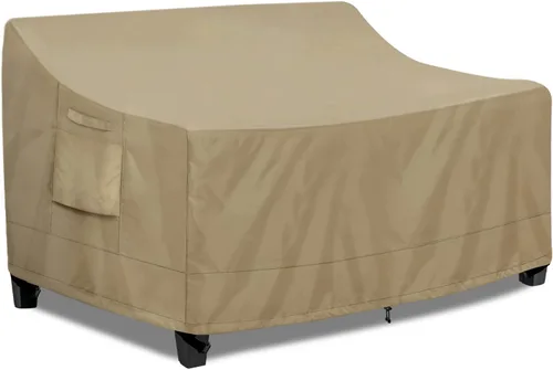 Miniatura 18 de PureFit Funda impermeable para sofá de exterior, funda para muebles de sofá de patio, funda de sofá biplaza de 2 plazas con ventilación de aire