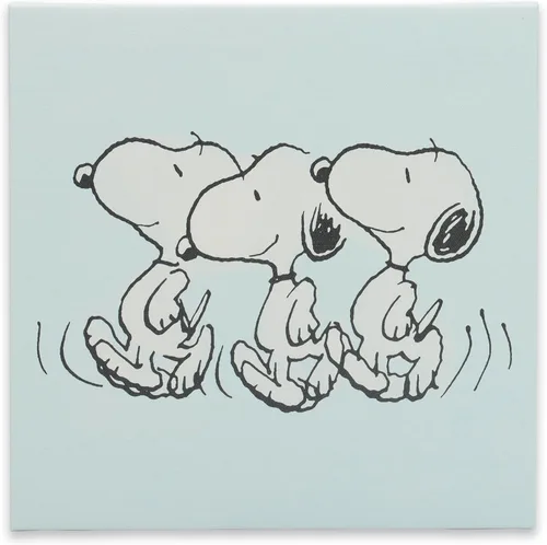Miniatura 12 de Open Road Brands Peanuts Snoopy y Woodstock Flower Bloom Gallery - Lienzo decorativo para pared, bonita imagen de Snoopy para el hogar