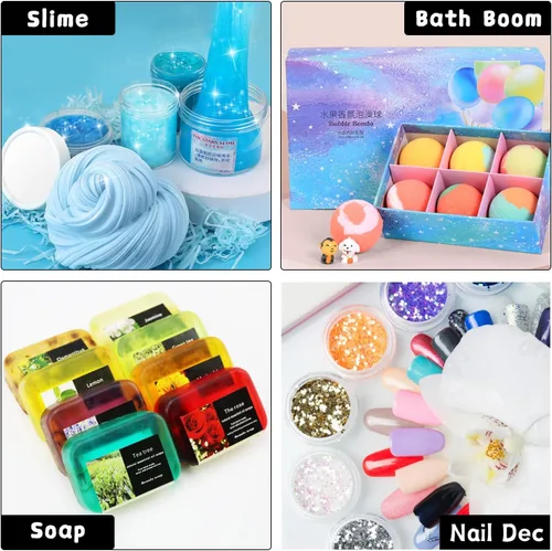Miniatura 4 de Polvo de Mica - 40g Polvo de Mica para Resina Epoxi - Pigmento en Polvo para Tinte de Resina/Sombra de Ojos/Fabricación de Jabón/Uñas/Bombas de Baño
