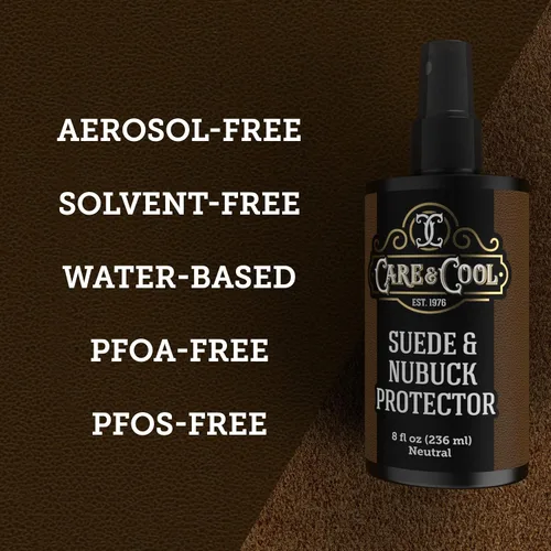 Miniatura 9 de Care & Cool Máxima protección para tu gamuza y nobuck (8 onzas). Fórmula impermeabilizante, repelente al polvo y a las manchas para tus zapatos