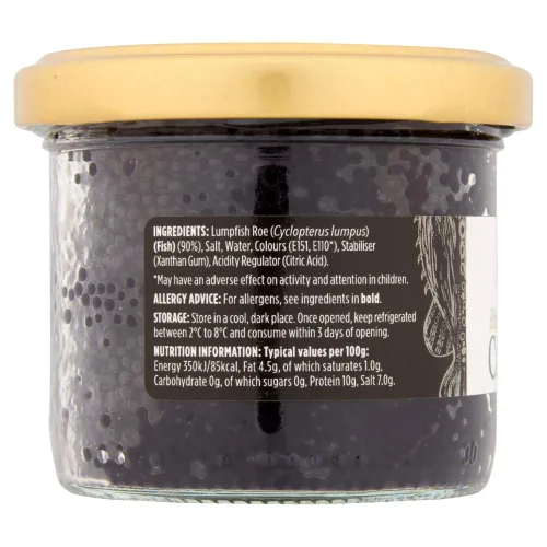 Miniatura 3 de Elsinore Cavier de Peces Grumos Negro 3.53 oz