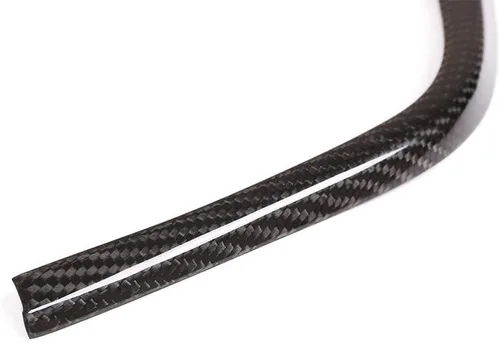 Miniatura 6 de YIWANG Tiras decorativas de fibra de carbono real en forma de L para palanca de cambios de coche para BMW F80 F82 F83 M3 M4 2014-2018 Accesorios